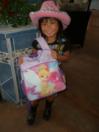 Kasen in her princess cowboy hat